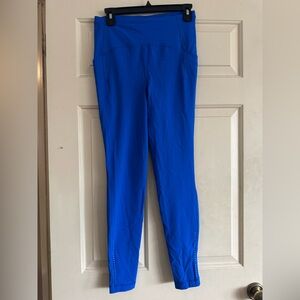 Lululemon size 8 long Blue pocket Leggings
